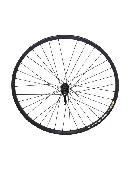 29 Alloy Front Wheel 36 Spoke 14gBlack 3/8 Q.R/Axle Double Wall Black.